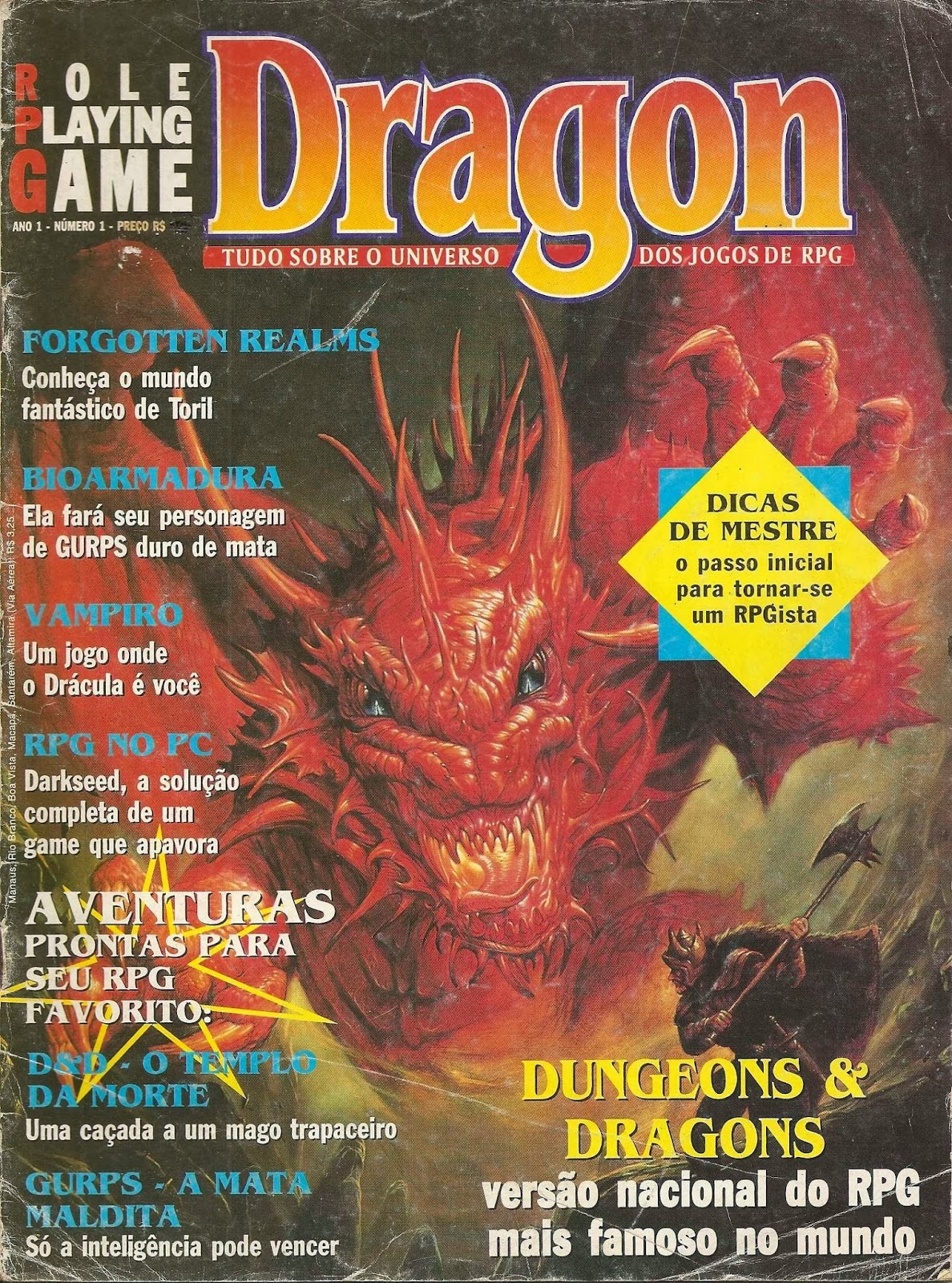 Dragão Brasil Rpg Kit C/4 Revistas N°93/94/98/99