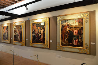 Paintings depicting the story of the Vera Cruz at Caravaca