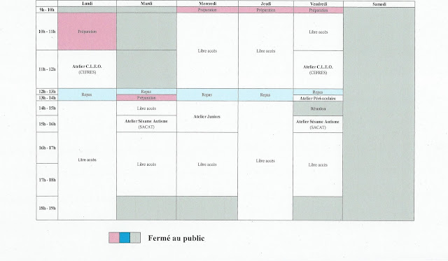 planning du 18 au 22 janvier 2016