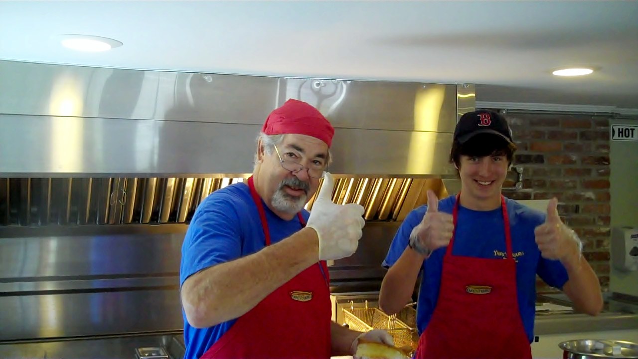 The Hot Dog Truck Hot Doggin' in Maine Yank's Franks in Wells, Maine