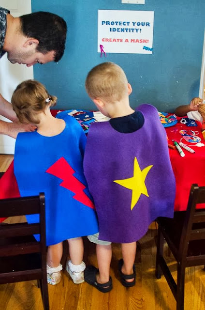 kids making masks