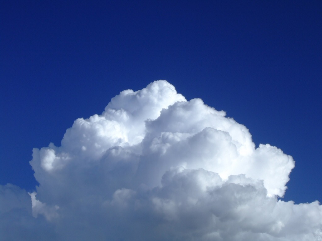 white cloud in blue sky | Okay Wallpaper