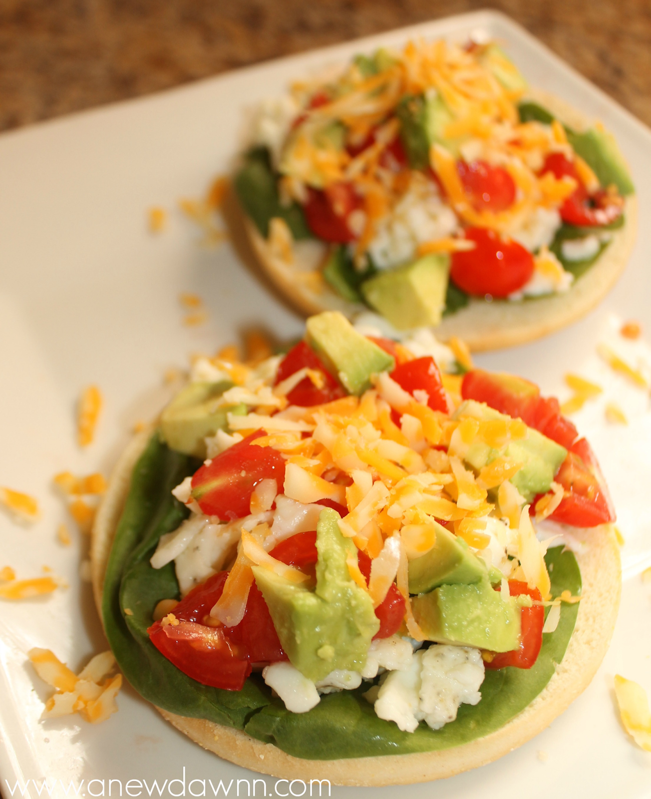 Spinach Avocado & Tomato Egg White Sandwich {Recipe} A New Dawnn