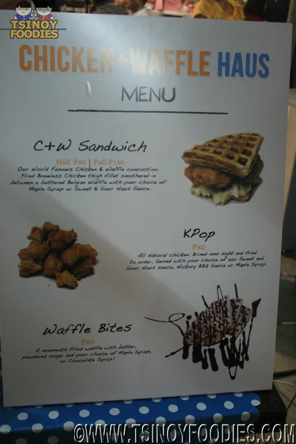 chicken waffle haus menu