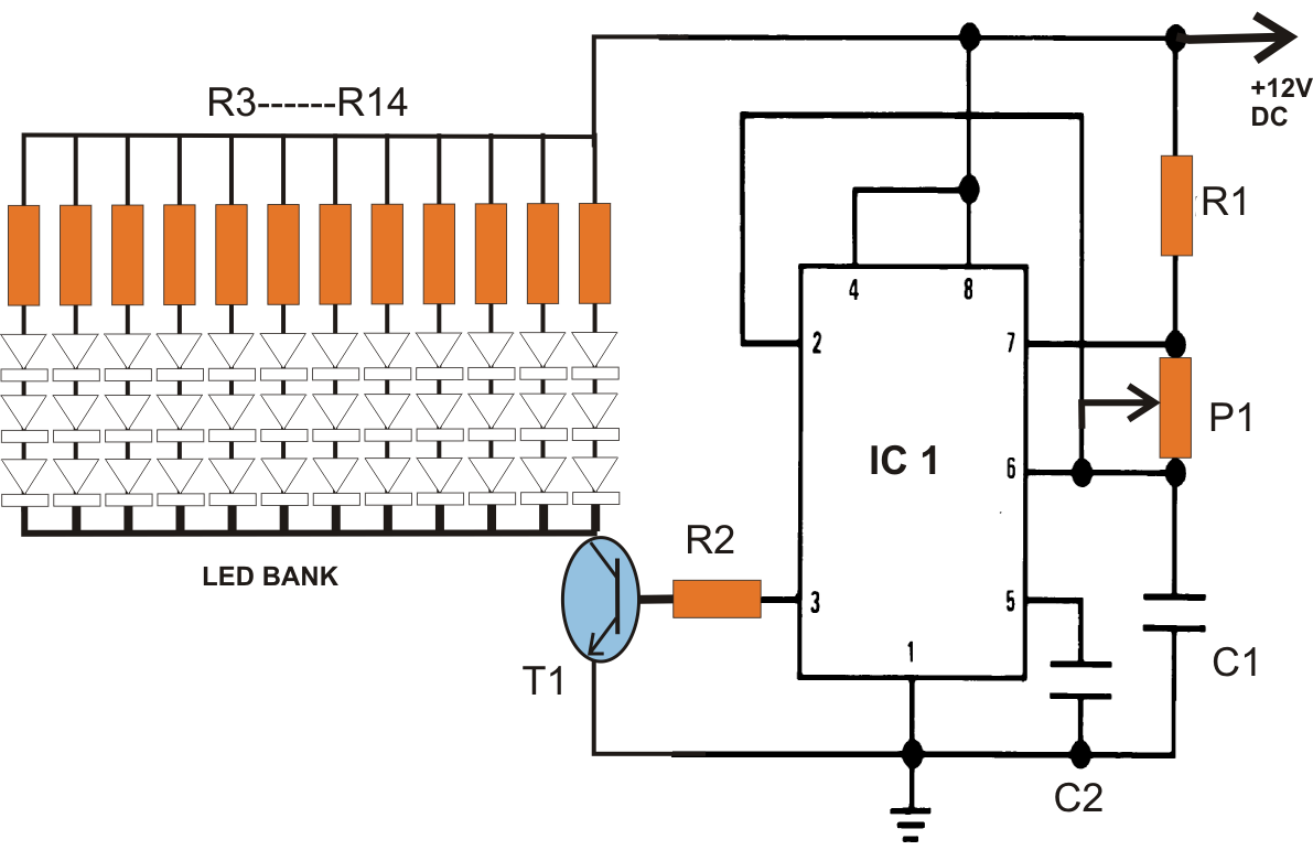 Making A 40 Watt Led Emergency Tubelight Circuit Using 1