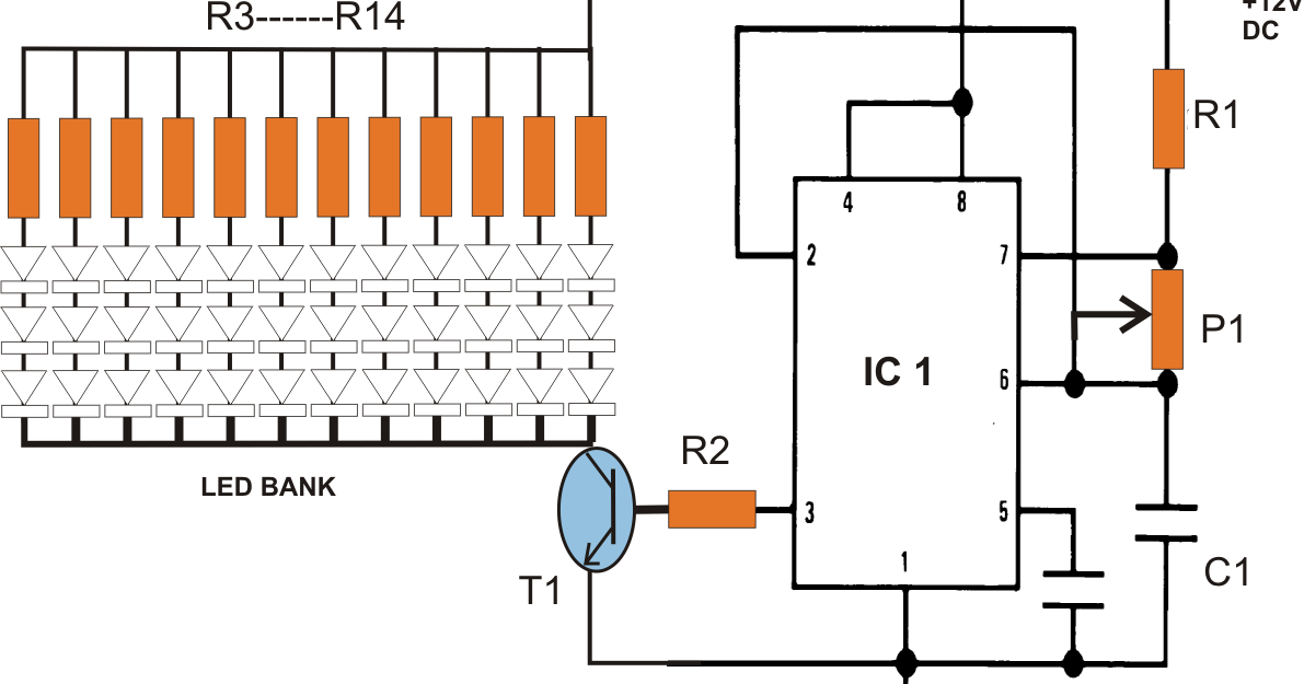 Automatic 40 Watt Led Solar Street Light Circuit Project