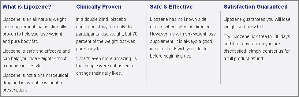 weight loss pills review does lipozene work lipozene how it works