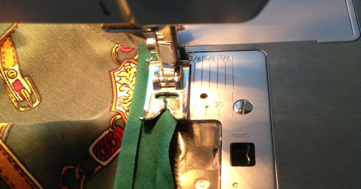 SewPetiteGal Sewing 101 Finishing Edges w/ Bias Tape