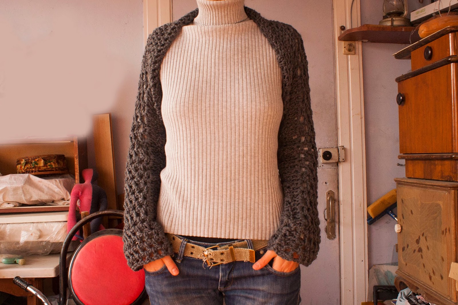 Turtle Whicky crochet crochet shrug pattern