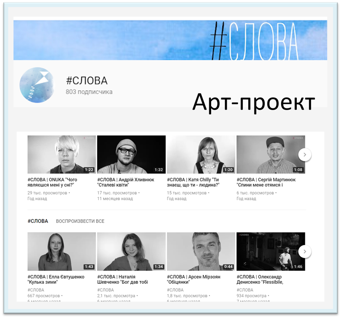 Арт-проект #СЛОВА