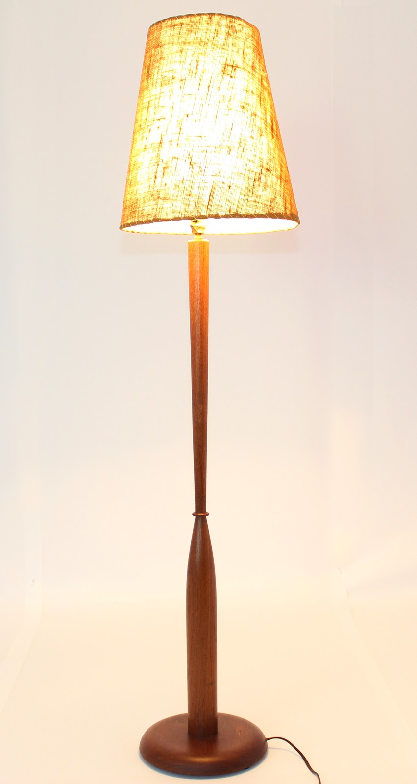 Mansion Decor Danish Mid Century Teak Floor Lamp