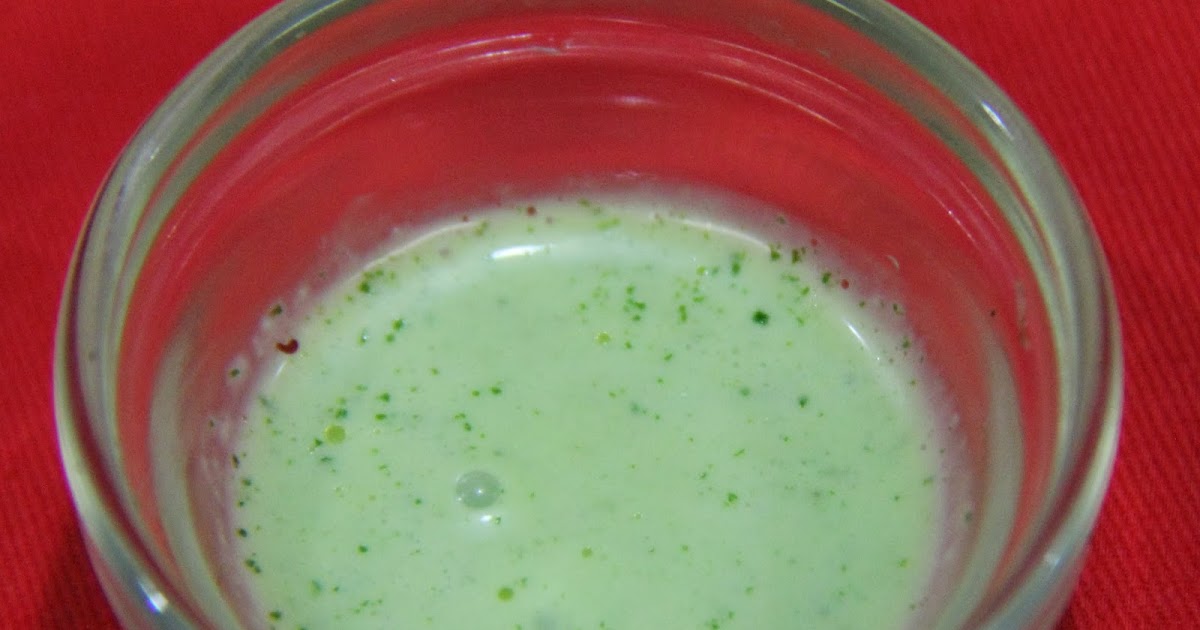 Yummilicioussss! Yogurt Mint Salad Dressing
