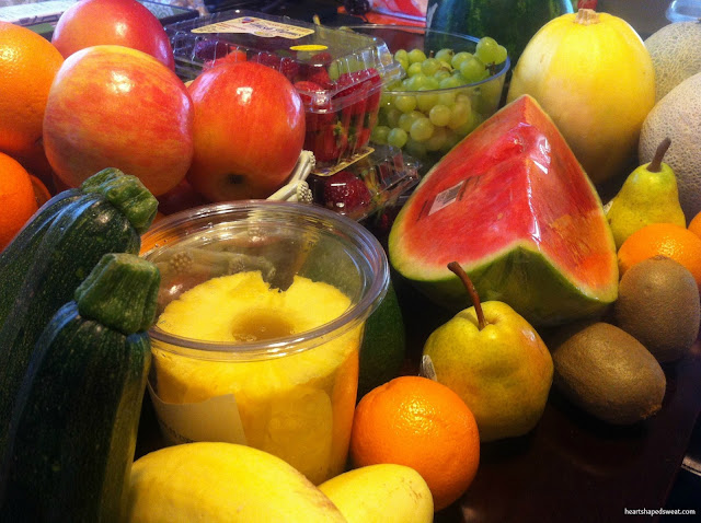 fruits, fruit display, whole foods, healthy eating, cleanse