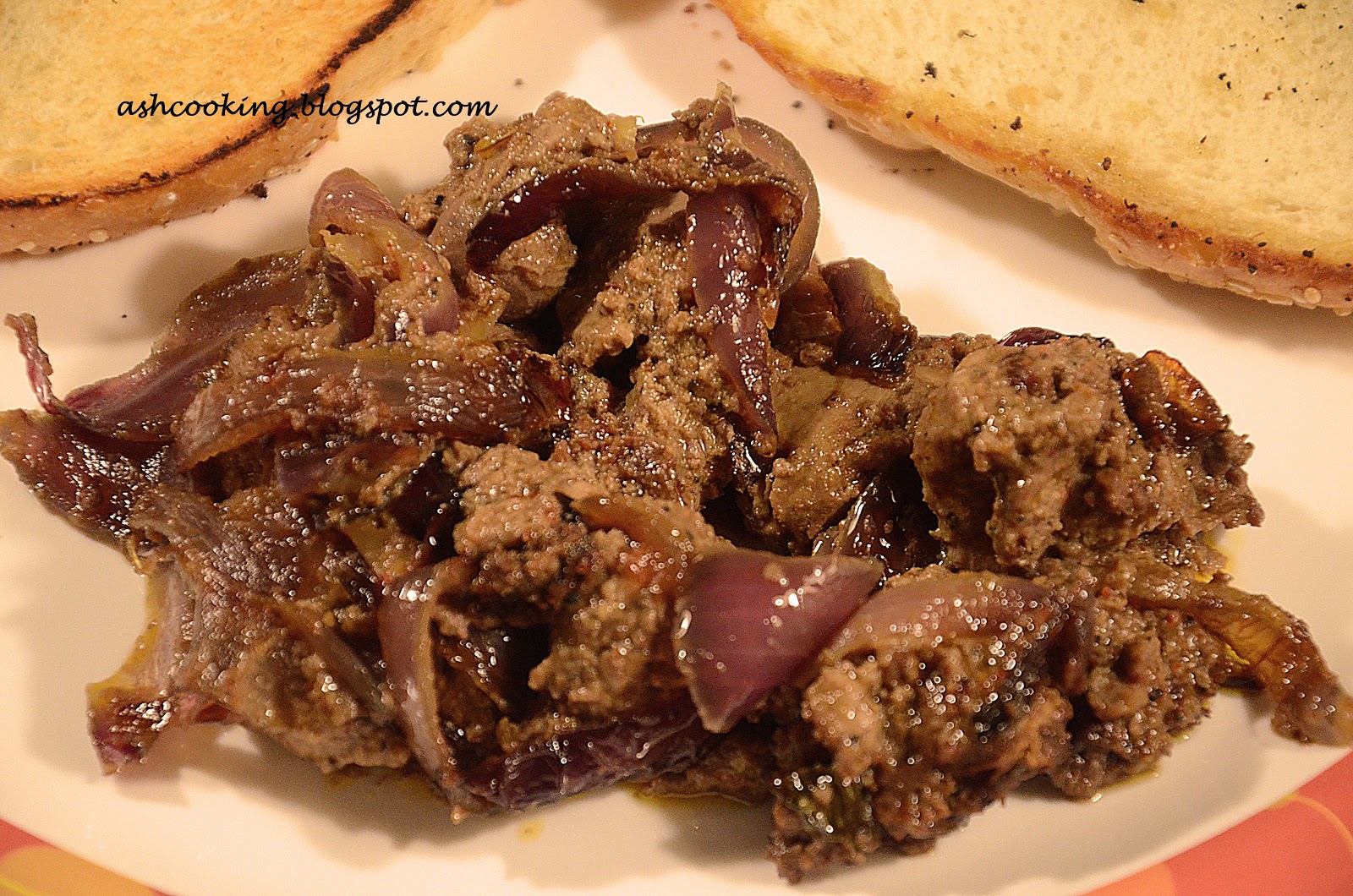 My Cookbook Chicken Liver Fry with Onions
