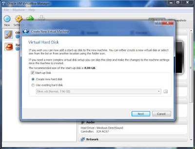 linux on virtual machine