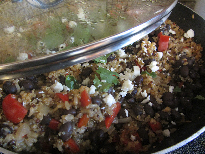 Constant Growing Amazement Cooks! Quinoa with Black Beans and Cilantro
