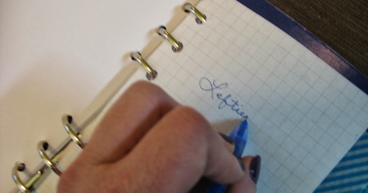 Video Lefties Using A Planner When You Are LeftHanded Giftie