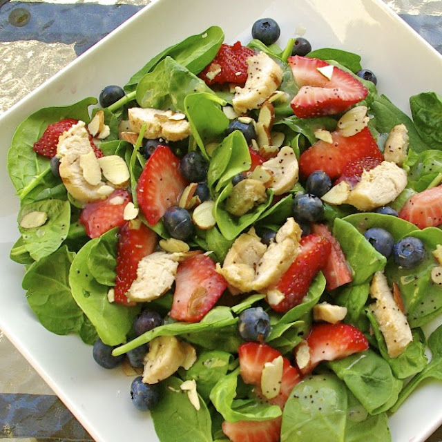 curridiculum Panera Strawberry Poppyseed Salad