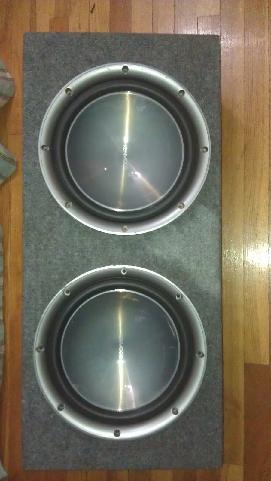 Sell it to ME? Two Kenwood Subwoofer with Sealed box