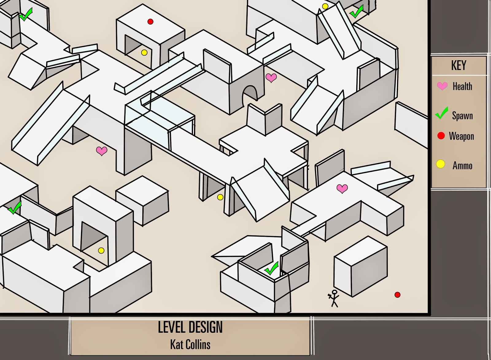 art of kat collins game art design level design shooter