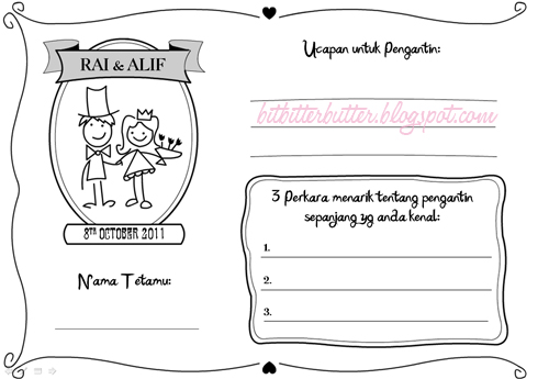 diy guest book templates