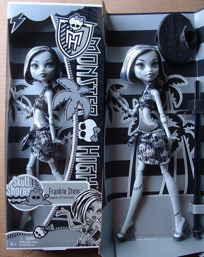 skull shores frankie stein doll