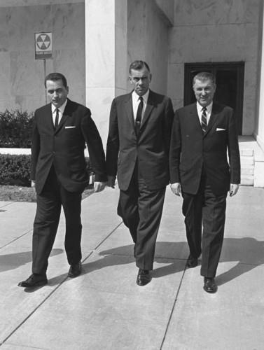 With Hill & Greer after testifying to the Warren Commission