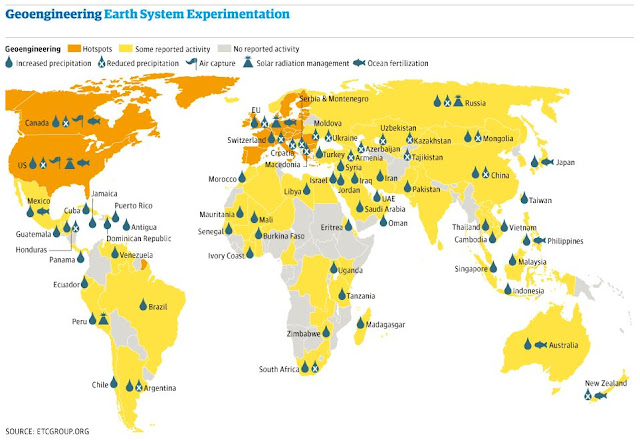 The Purpose of Geoengineering and Chemtrails is Death Locations+Map