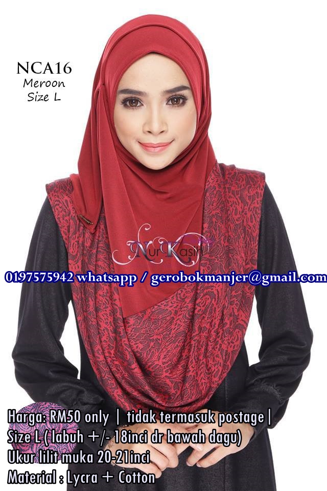 SHAWL INSTANT NADIA NURKASIH CORAK L