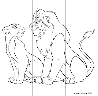 Desenhos do Filme O Rei Leão para Colorir