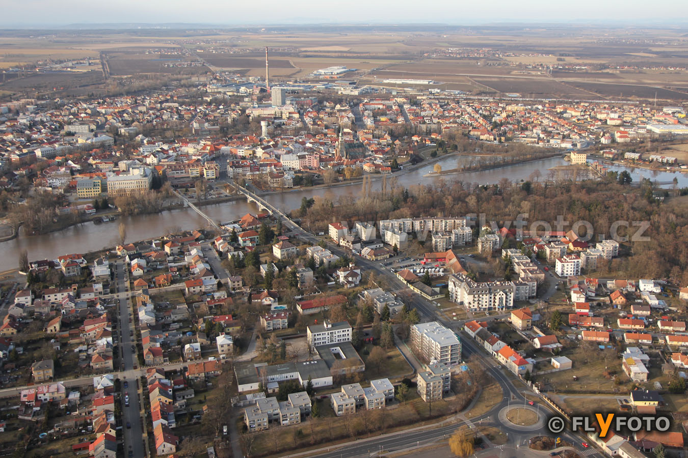 FLyFOTO letecká fotografie a video Město Nymburk