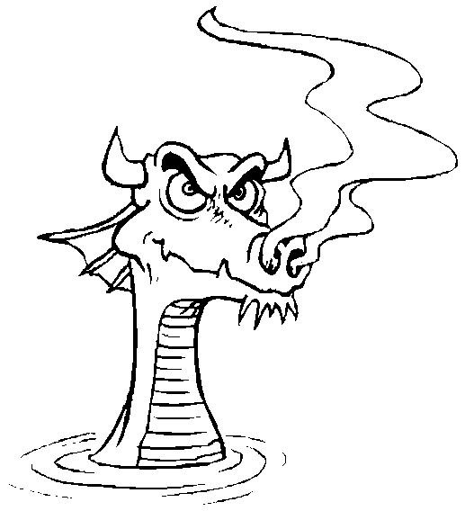 Welcome: Art ~ Line Drawing ~ Dragon Head