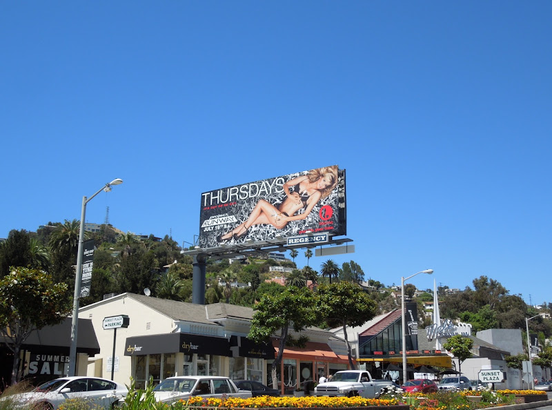 Project Runway season 10 billboard Sunset Plaza Project Runway 10 billboard Sunset Plaza