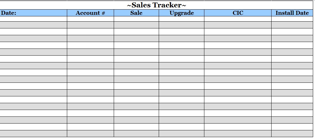 Sales Projections Template