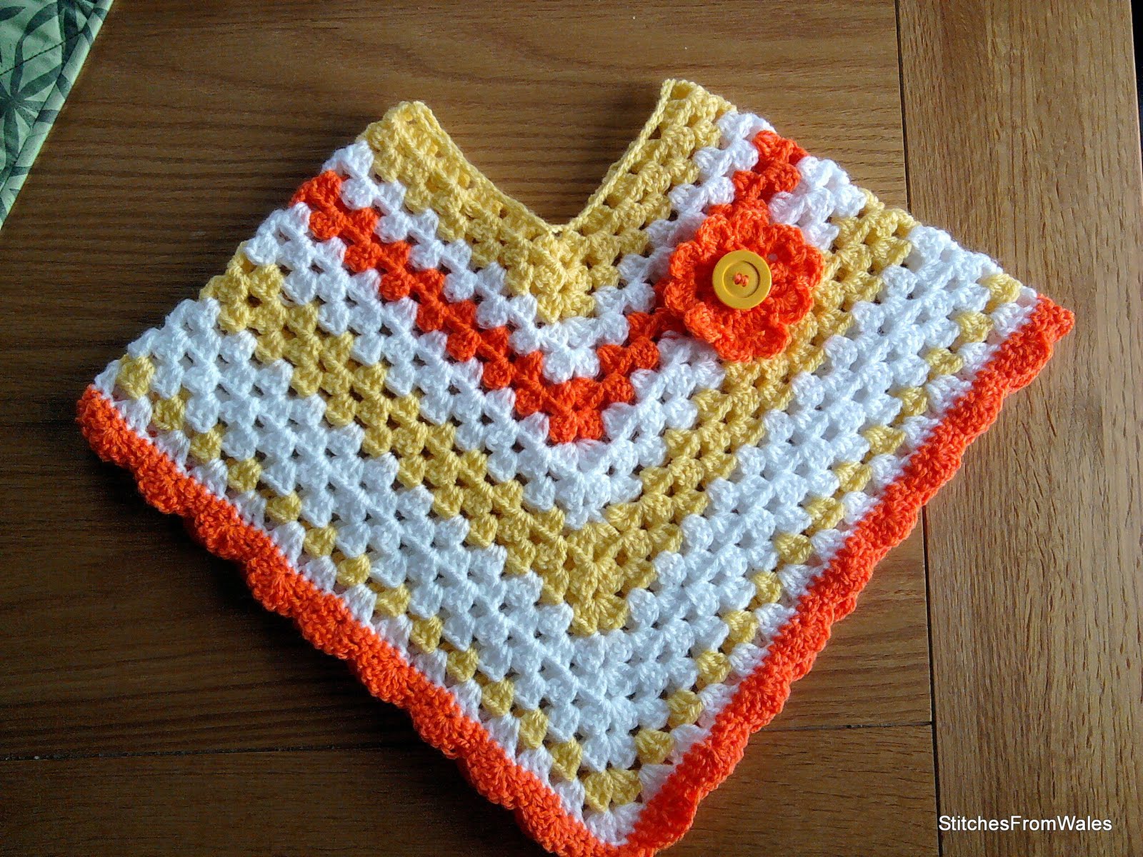 LITTLE GIRL CROCHET PONCHO PATTERN