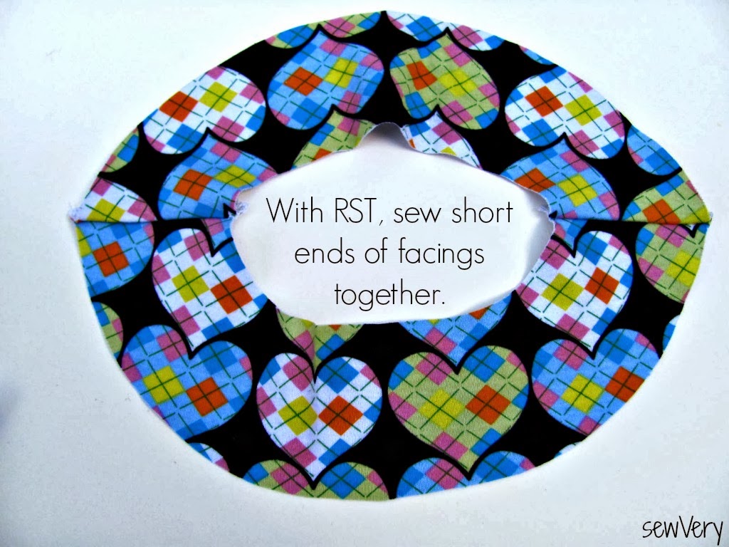 sewVery Turn a Shirt Facing into a Faux Collar