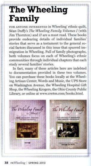 Featured in the latest IN Wheeling Magazine!