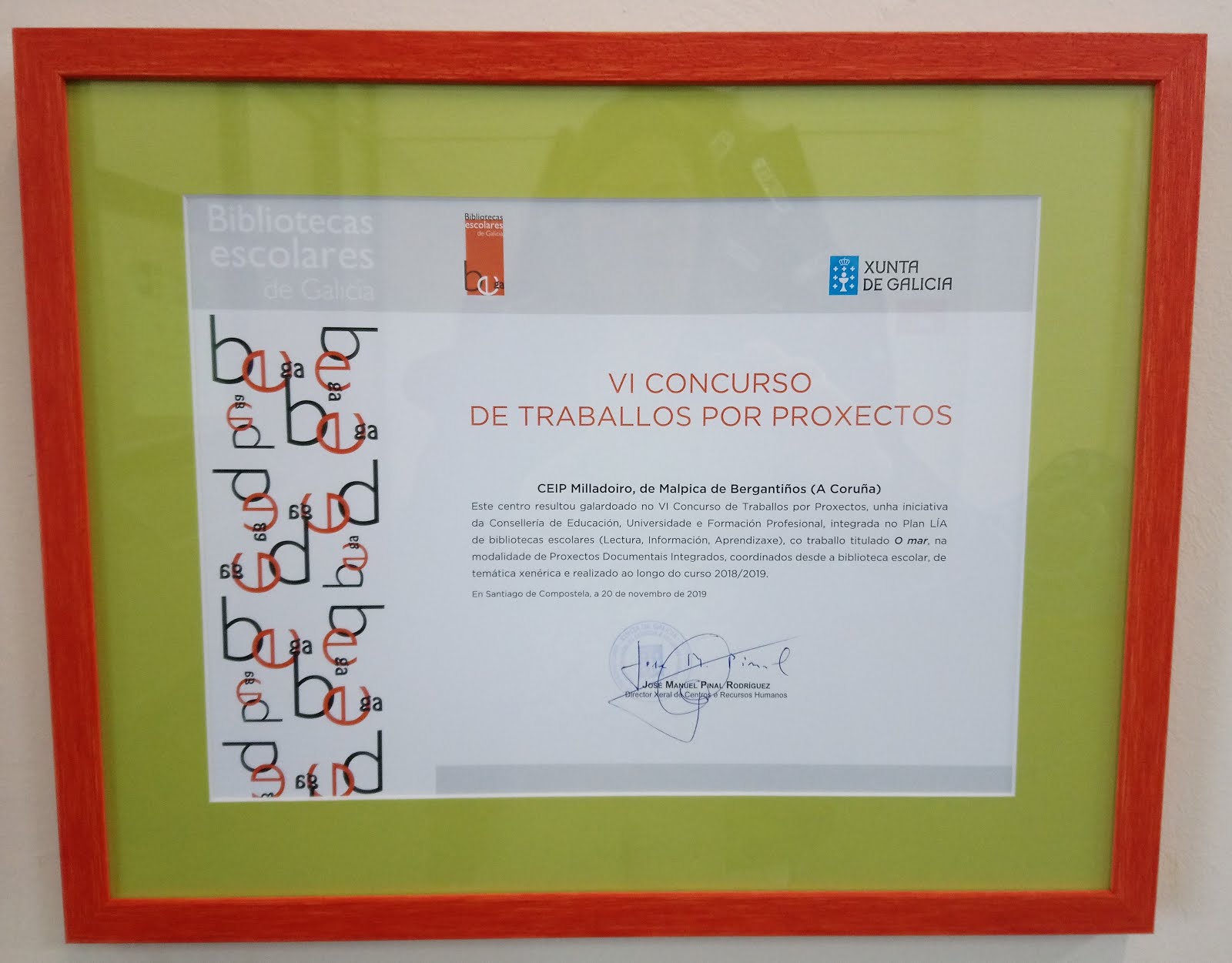 Premio Traballo por Proxectos 2019