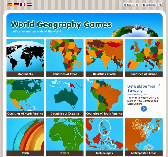 Warren Sparrow World Geography Games
