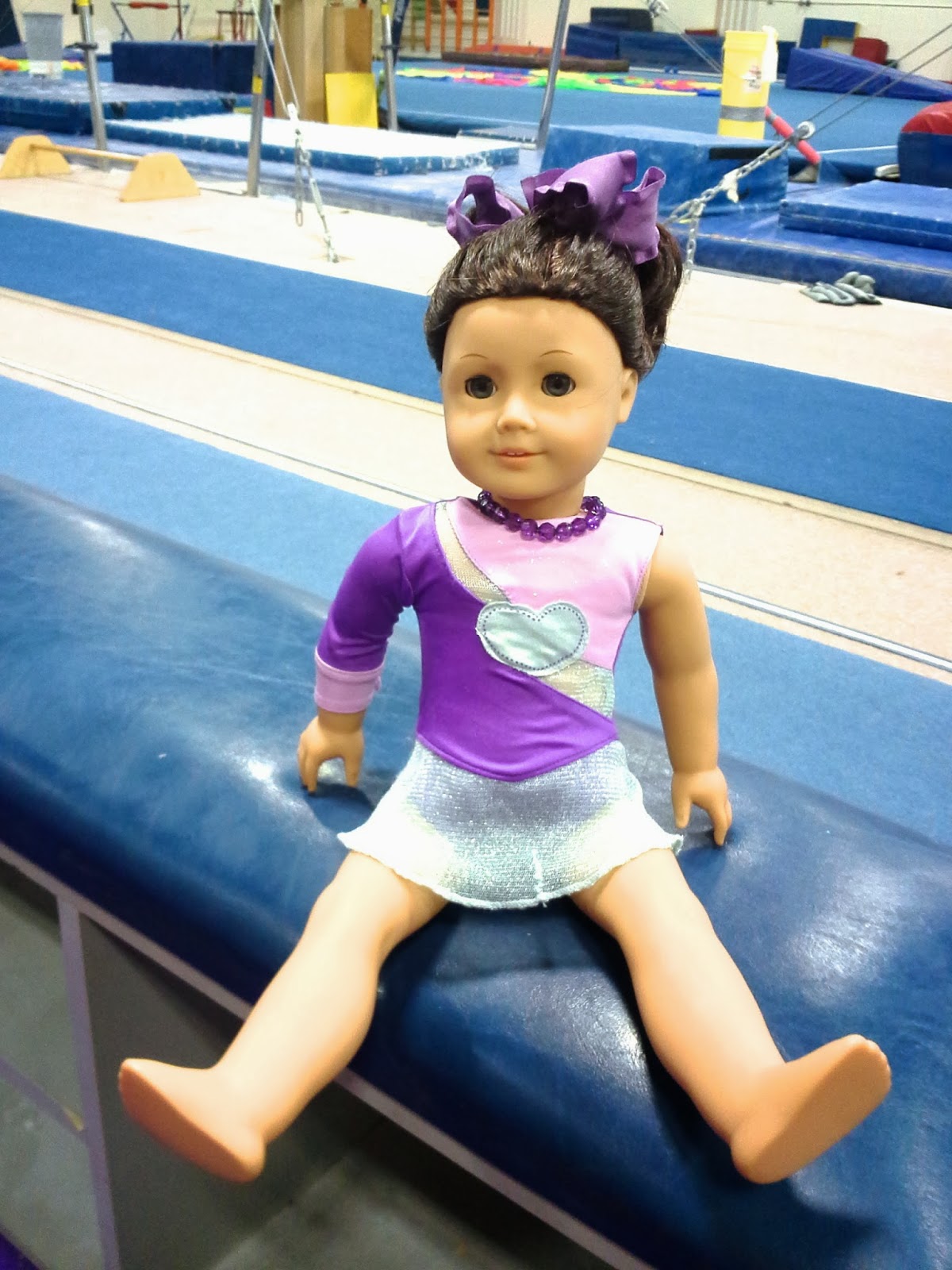 CC's Doll Swag & DIY Ruthie goes to GYMNASTICS!