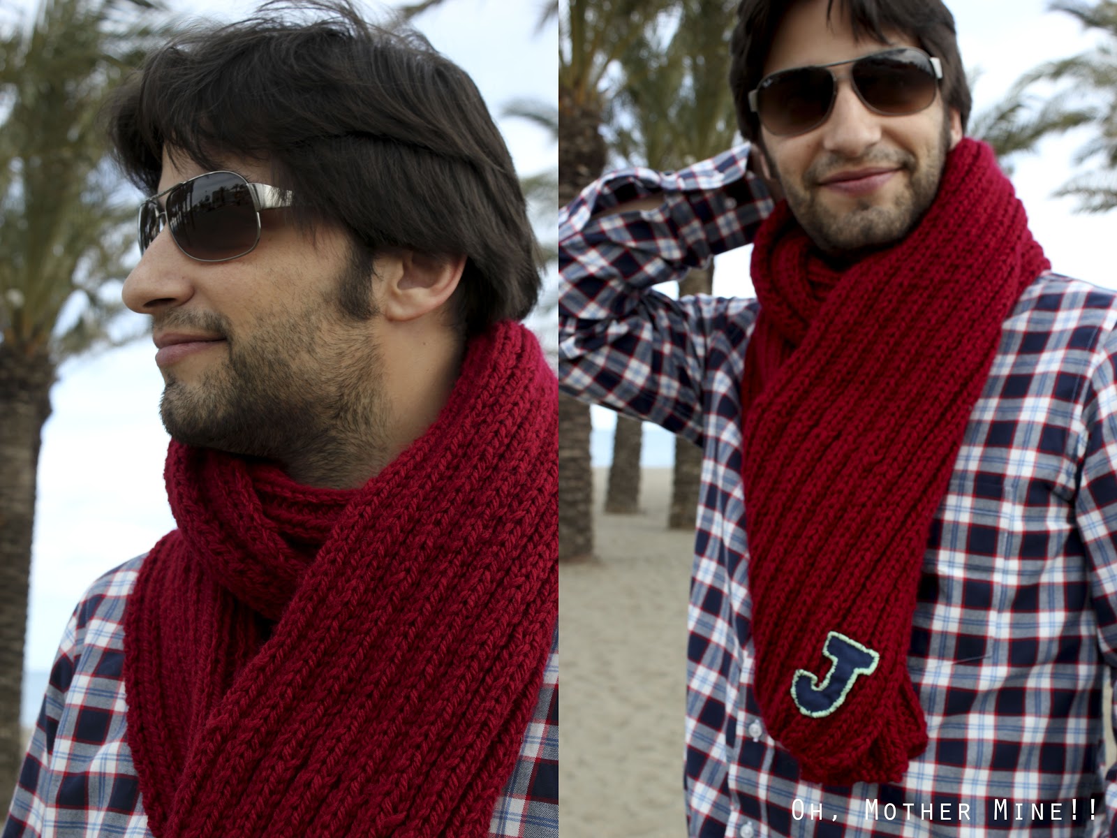 Diy Como Hacer Una Bufanda Para Hombre Oh Mother Mine Diy