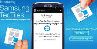Samsung introduce new advanced TecTile NFC sticker tag chips for smart phones, android and price.