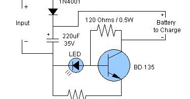 Electronics Circuit Application: NiCd & NiMH Battery Charger Circuit >>