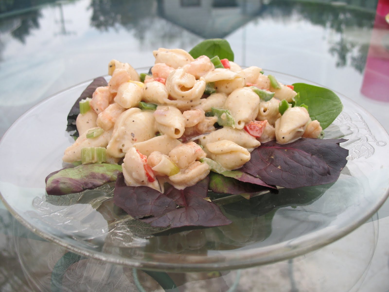 Feeding My Soul Old Bay Shrimp and Pasta Salad