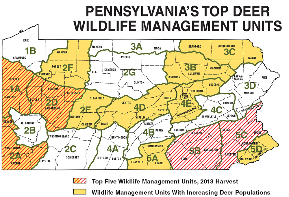 Full O Bull Gazette Follow The Map To Whitetails On Pa Gamelands