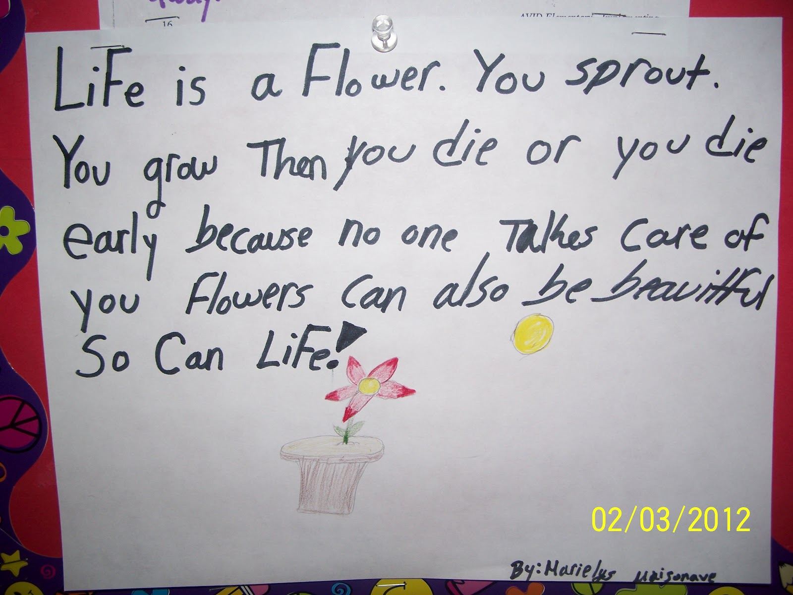 Metaphor for life and death image