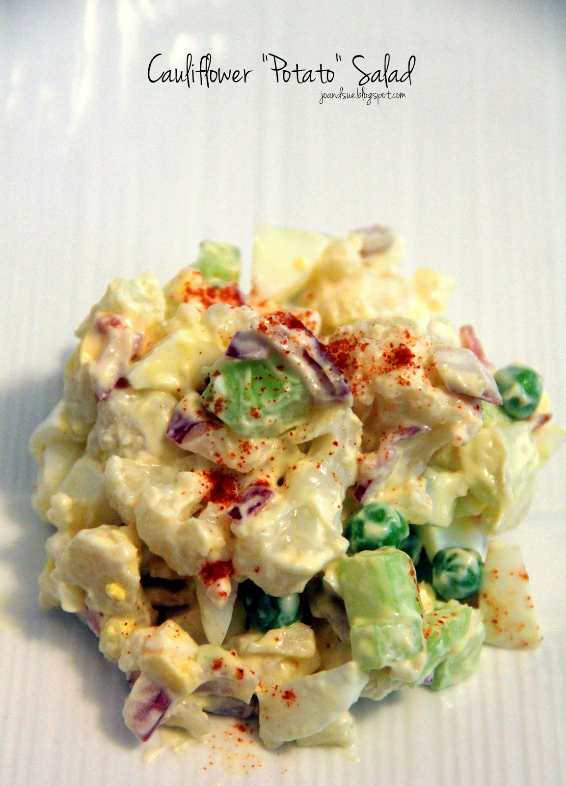 Jo and Sue Magic Cauliflower "Potato" Salad