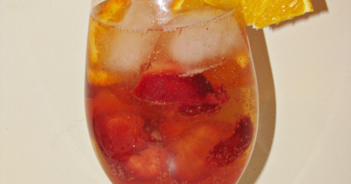 Hot Eats and Cool Reads Orange and Strawberry Sparkling Vodka Cocktail Recipe