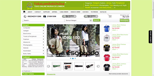 Toko Lombok Online polisi online