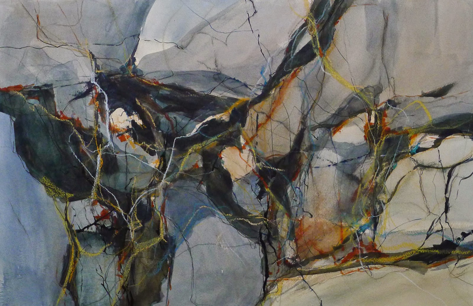 Gravitation - Kathy Elliott http://kathyelliottart.blogspot.com http://kathyelliottart.blogspot.com/2015/04/april-22-what-do-i-really-do-with-my.html
